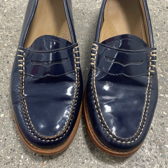 Weejuns G.H. Bass & Co. Navy "Viviana" Penny Loafer Size 8.5 - Picture 6 of 16